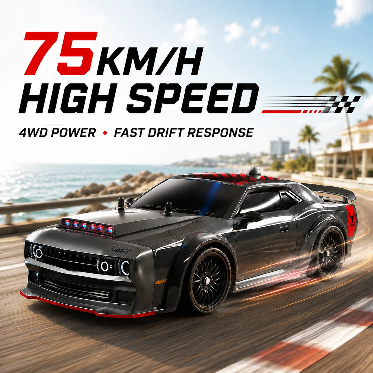 ZNLYRION SG216MAX Brushless 4WD RC Drift Racing Car