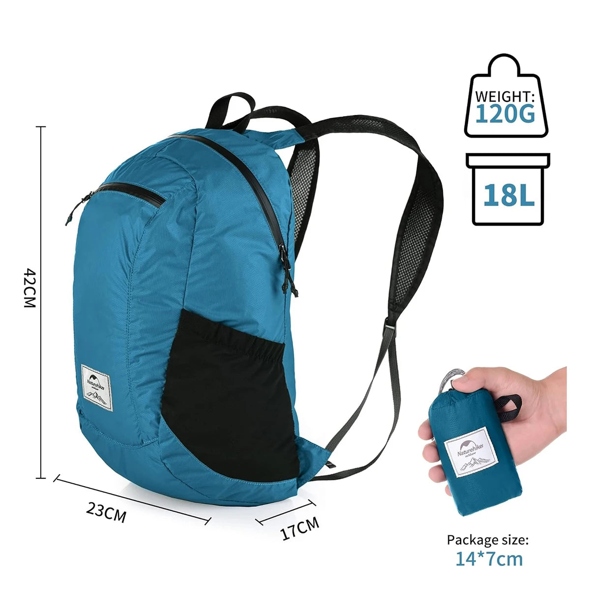 Naturehike Lightweight Waterproof Backpack For Hiking And Travel