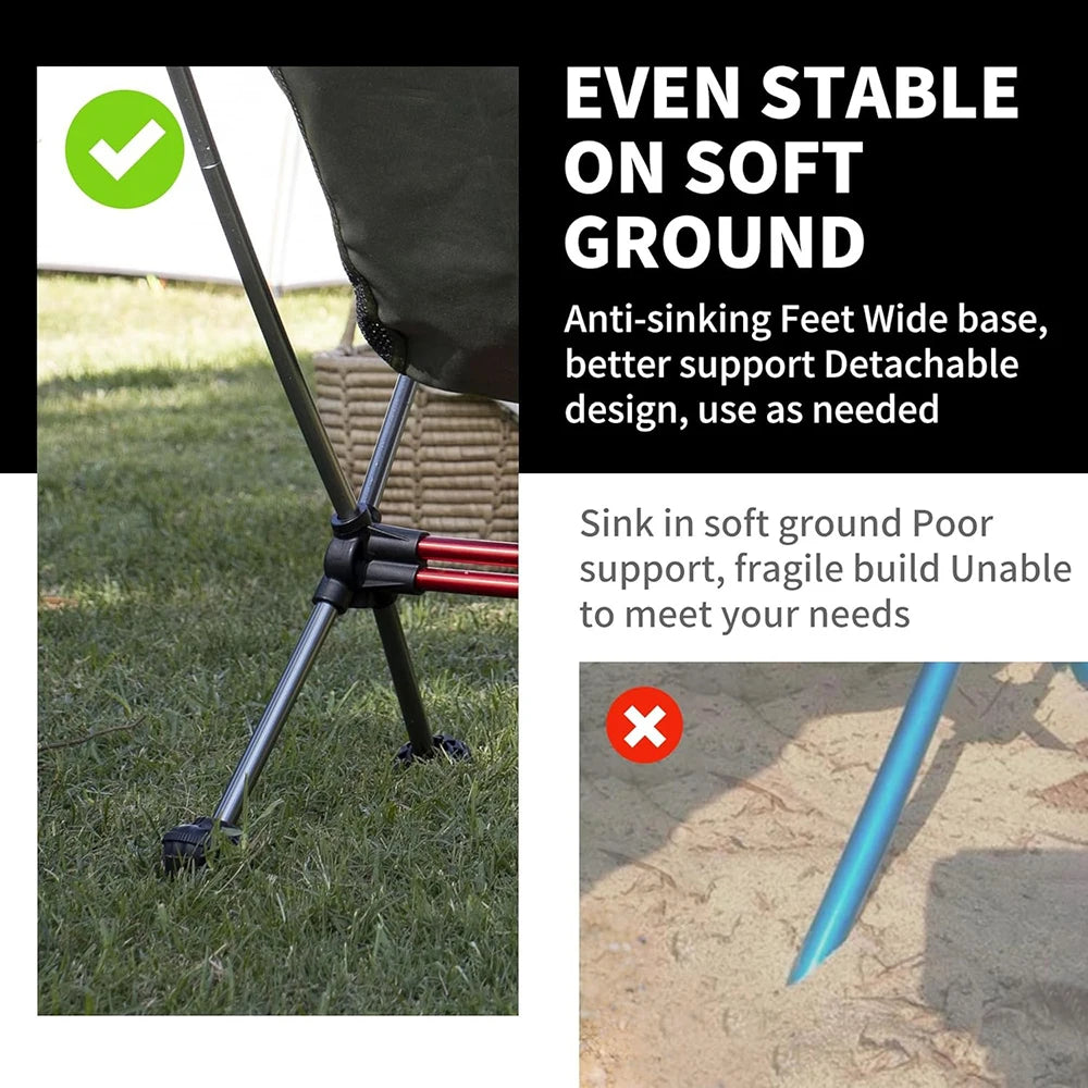 Naturehike Portable Folding Camping Chair With Aluminum Frame