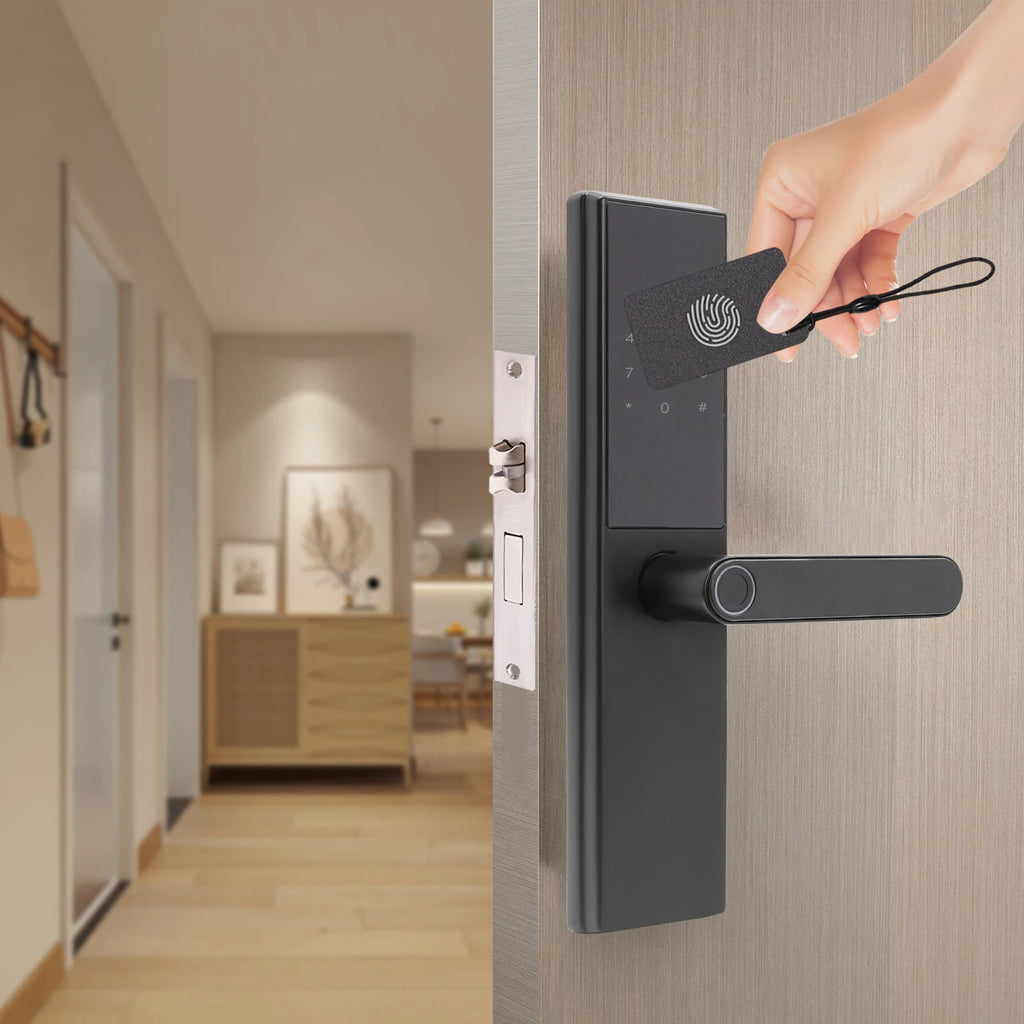 Smart Door Lock Fingerprint Password Entrance Digital Keypad Door Lock for Home Room Keyless Door Lock