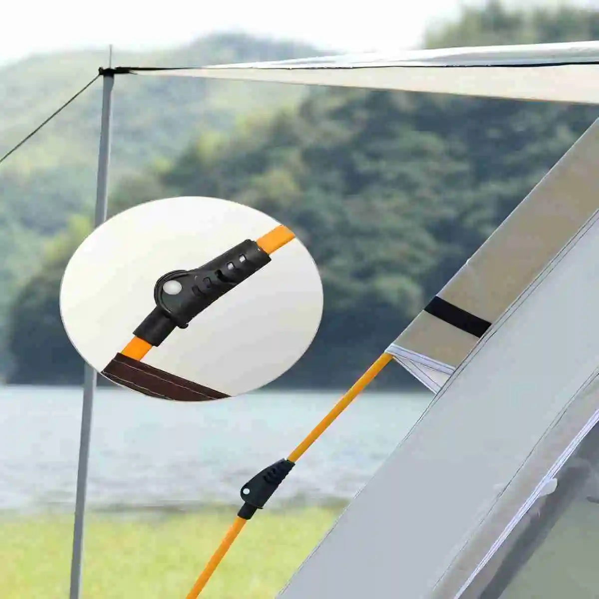 Pakicetus Automatic Camping Tent Two Doors And Two Windows