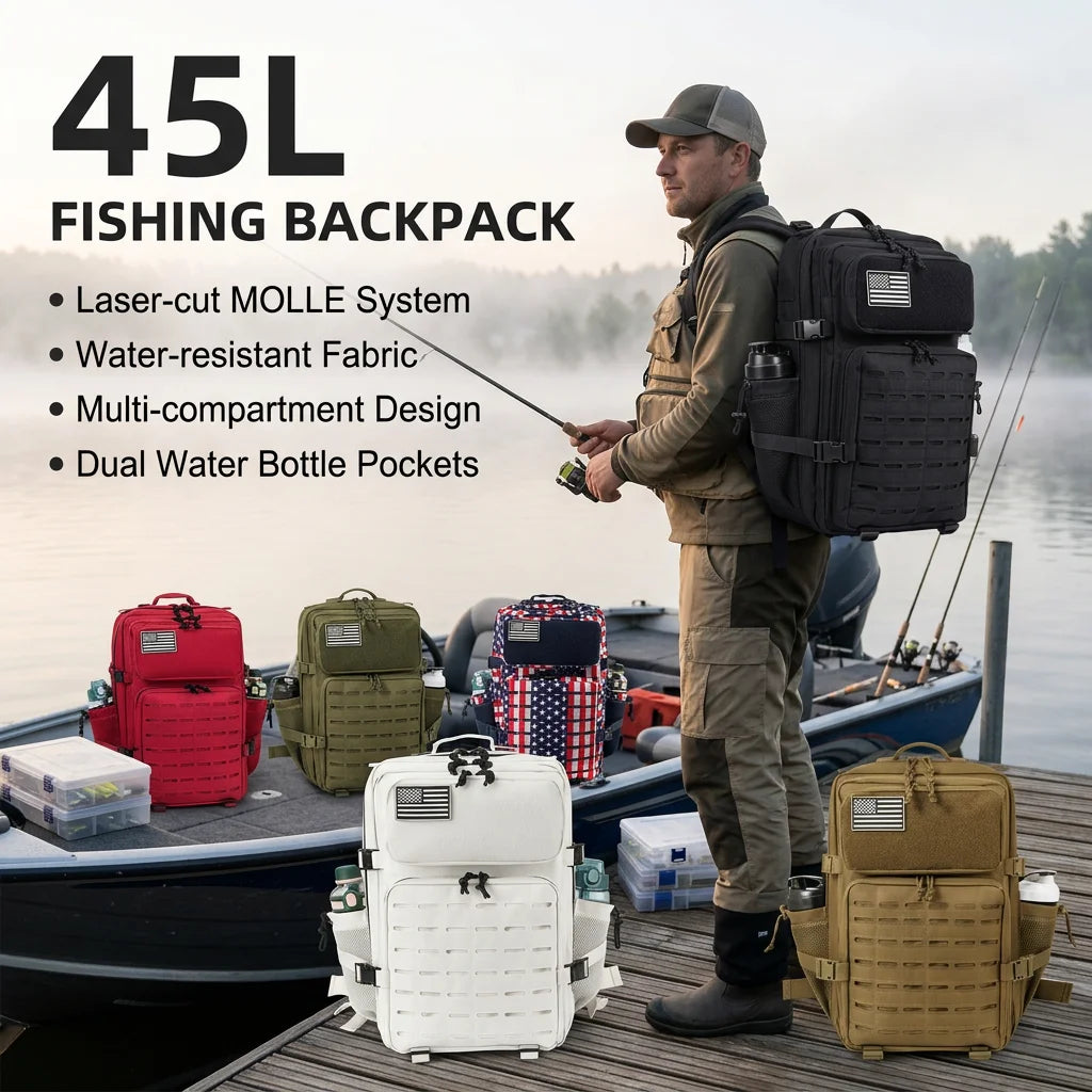 ReFire Gear Tactical Molle Backpack For Camping And Hiking Adventures
