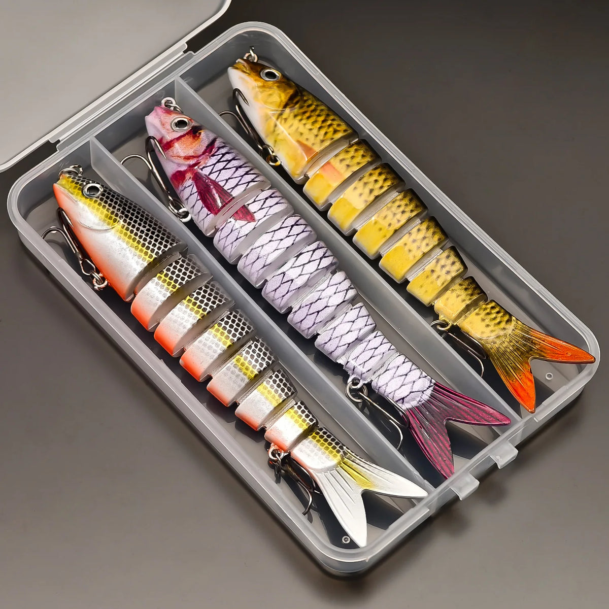Anfs Jointed Swimbait Lure Slow Sinking Hard Bait Freshwater