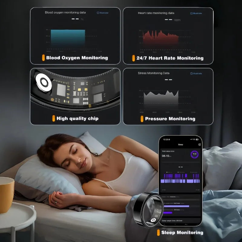 Casatelier Smart Ring For Heart Rate And Sleep Tracking