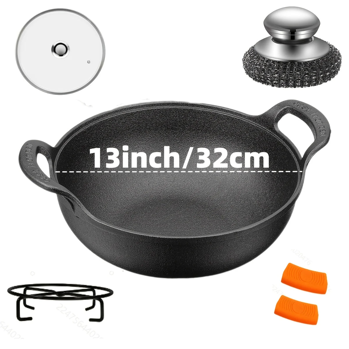 Heavy Duty Stainless Steel Frying Pans For Stove And Oven