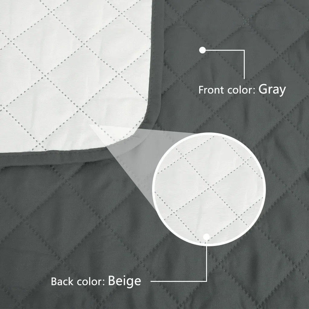 Recliner Sofa Covers Waterproof Sofa Slipcovers Non Slip Cover for Kids/Dogs/Pet Washable Furniture Protector with Elastic Strap