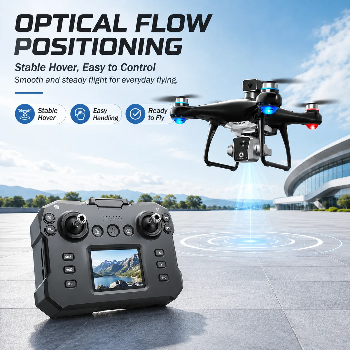 Ky102 Brushless Drone With 360 Obstacle Avoidance And Dual Camera