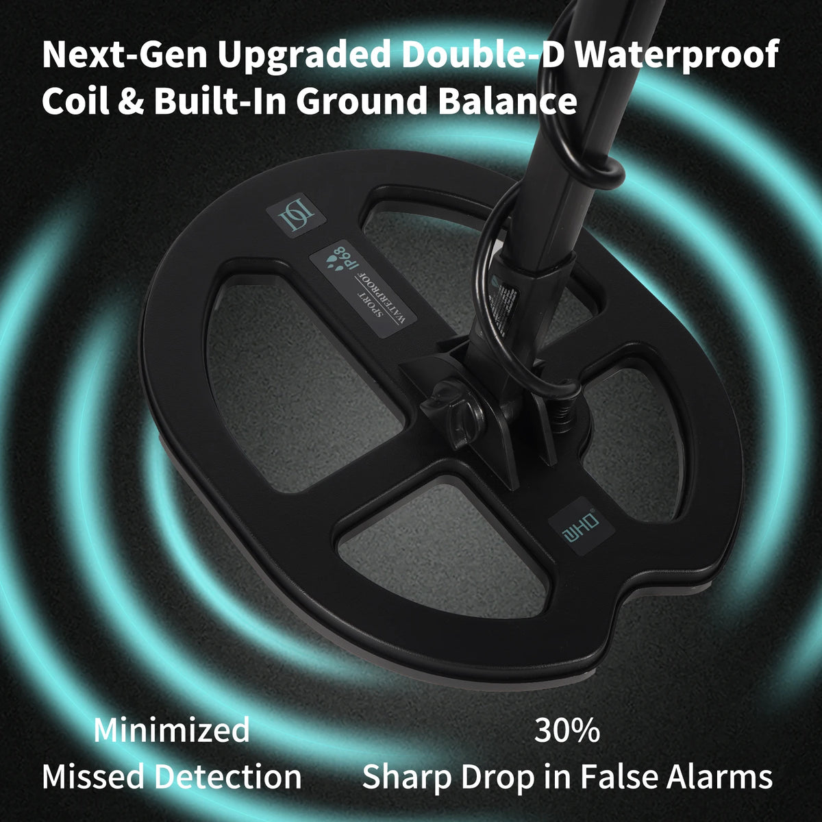DIHO H50 Rechargeable Professional Waterproof Metal Detector