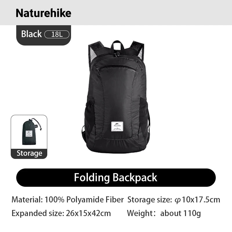 Naturehike Lightweight Waterproof Backpack For Hiking And Travel