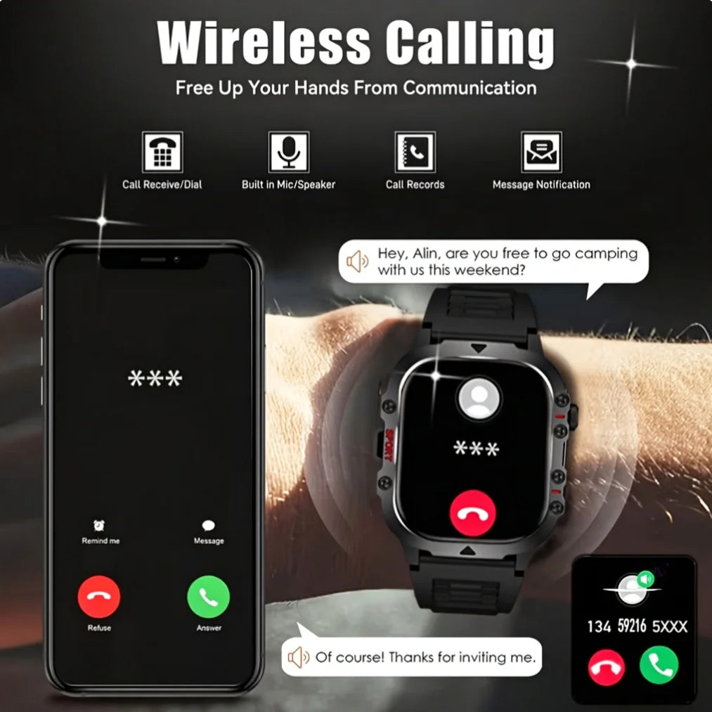 ERUN Smart Watch Featuring Bluetooth Calling And Sport Features