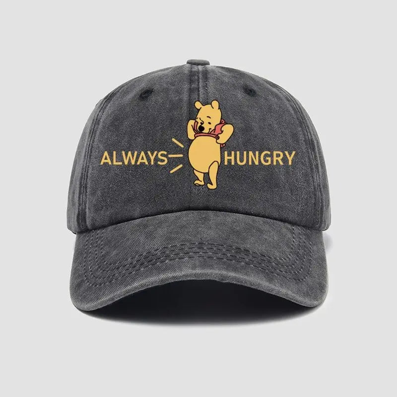Winnie the Pooh Cartoon Animation Creative Hat Cute Simple Casual Sun Hat Outdoor Sun Protection Men's and Women's Peaked Hat