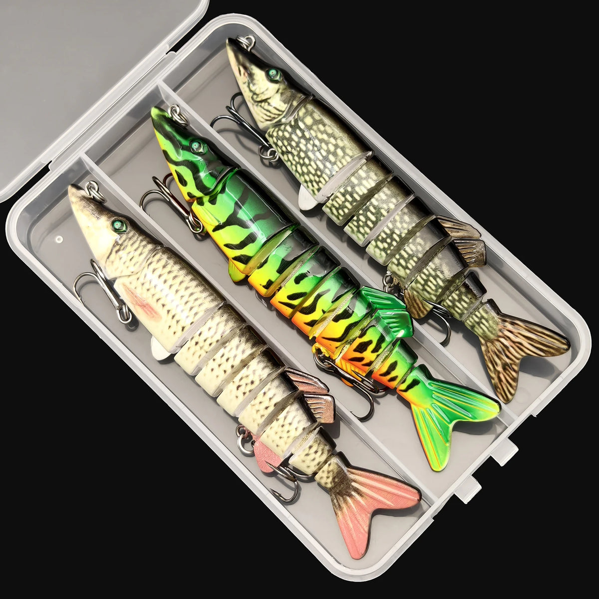 Anfs Jointed Swimbait Lure Slow Sinking Hard Bait Freshwater