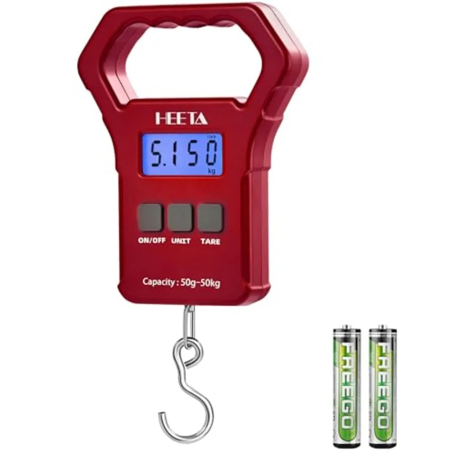 Digital Portable Fishing Weight Scale With Hook And Display
