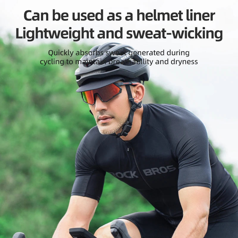 ROCKBROS Summer Cycling Cap With Brim Sun Protection Breathable Quick Dry Cycling Hat Cap Outdoor Sport Fishing Cycling Headwear