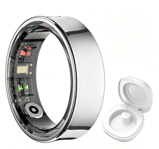 R09 Smart Ring Health Monitor With Charging Case And Waterproof