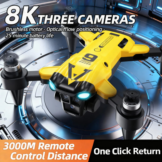 B9 Pro 4K Foldable RC Drone Dual Camera WiFi FPV Altitude Hold Optical Flow
