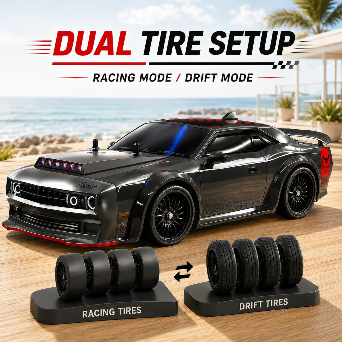 ZNLYRION SG216MAX Brushless 4WD RC Drift Racing Car