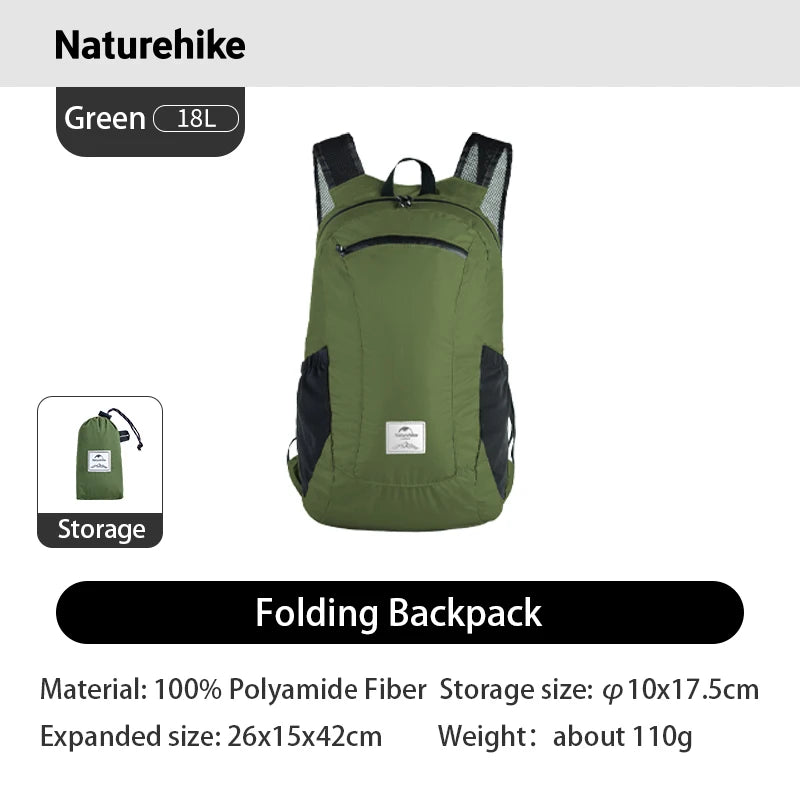 Naturehike Lightweight Waterproof Backpack For Hiking And Travel