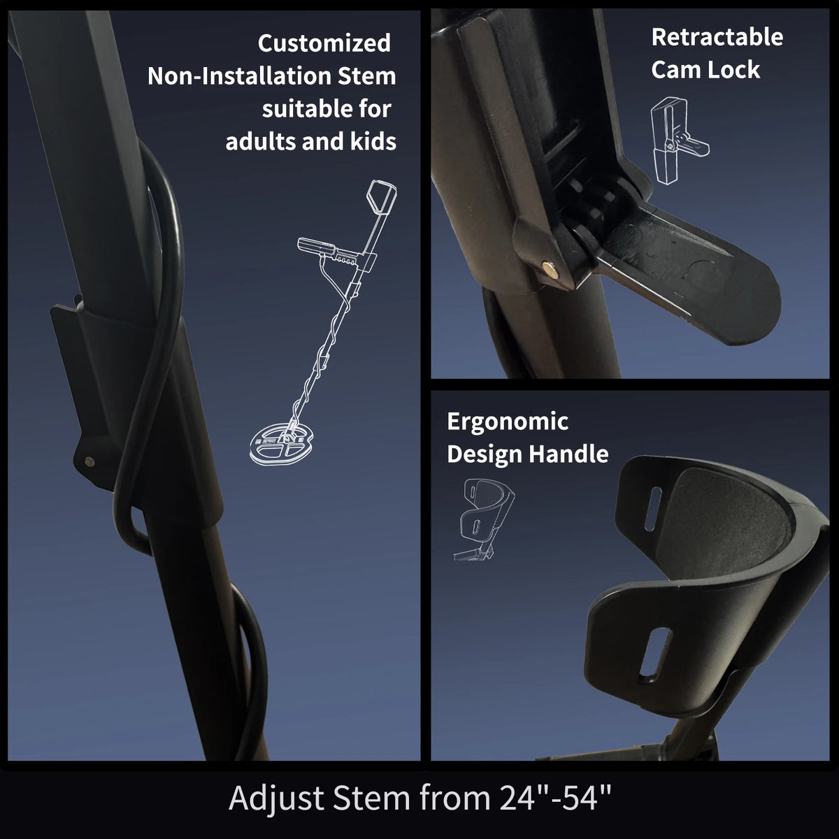 DIHO H50 Rechargeable Professional Waterproof Metal Detector