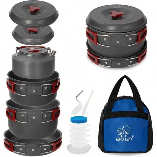 Lightweight Camping Cookware Set For Backpacking And Hiking