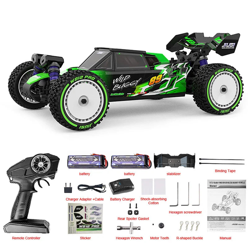 JIUSI WB12 Pro Brushless 4WD Off Road Remote Control Car