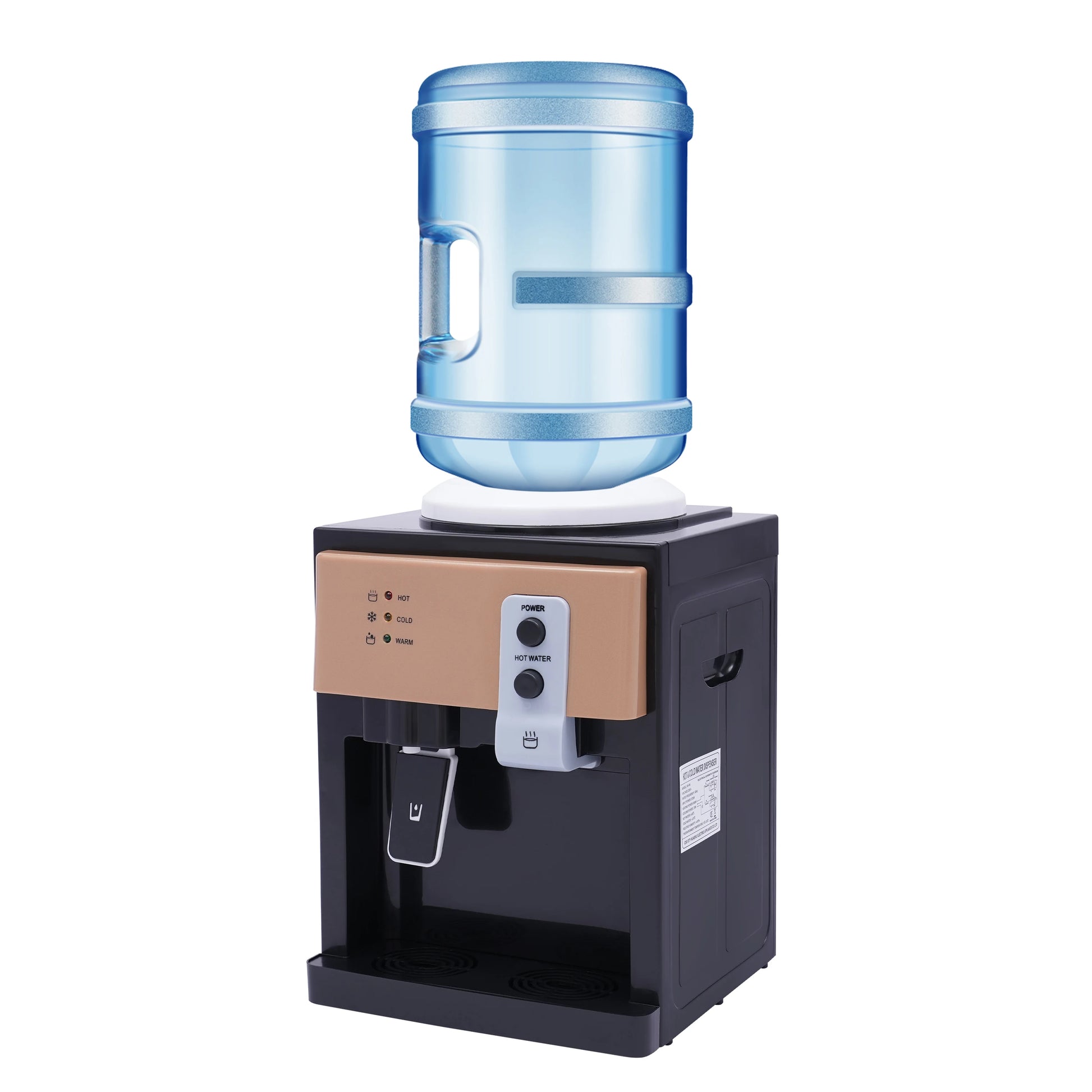 Versatile Electric Hot & Cold Water Cooler Dispenser with Dual Voltage Support (110V American / 220V European) for Home & Office