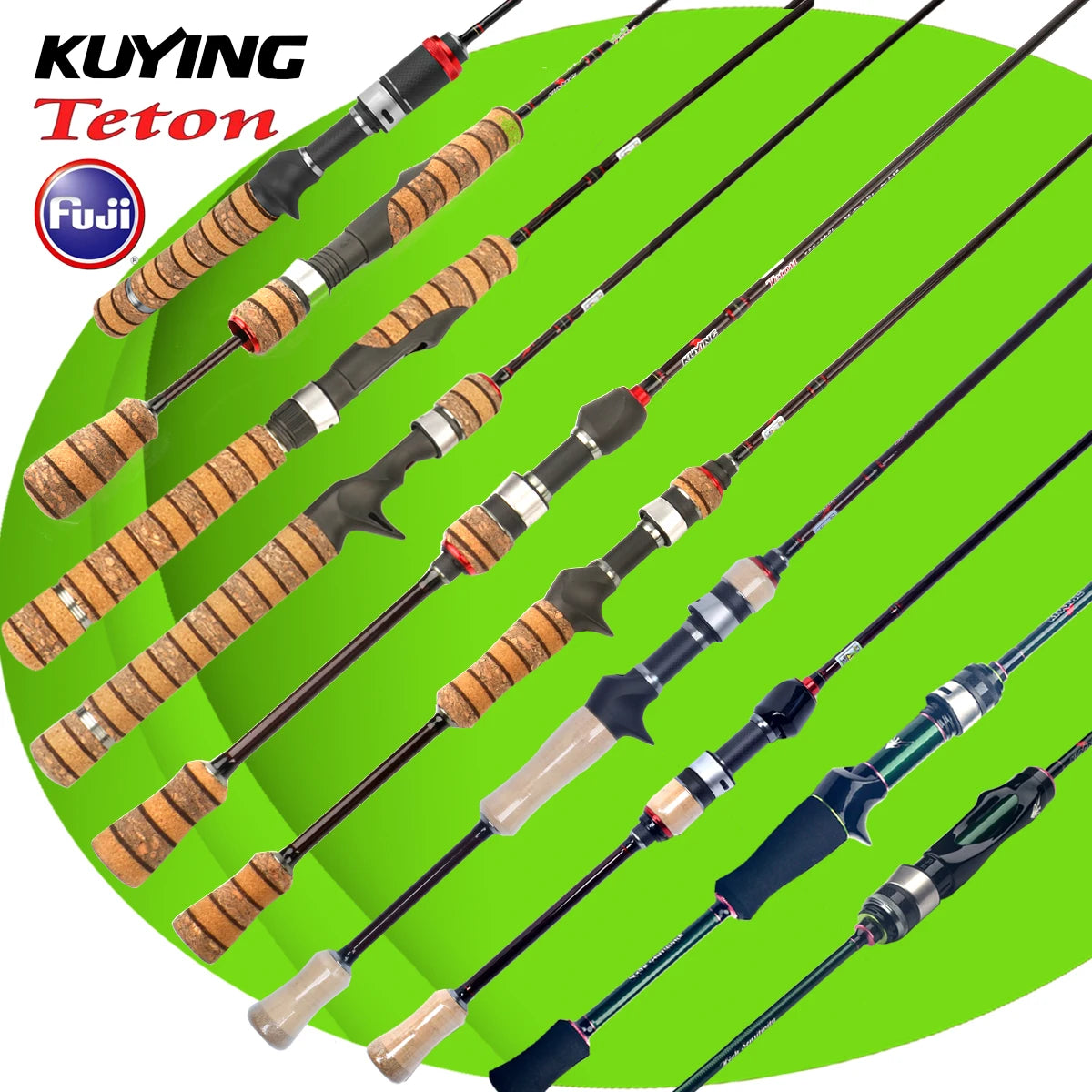Kuying Teton Carbon Spinning Casting Lure Fishing Rod