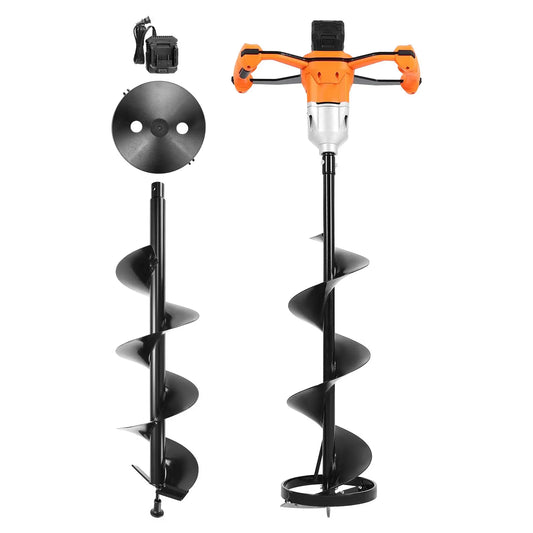 Heavy Duty 20V Cordless Ice Fishing And Earth Drilling Auger