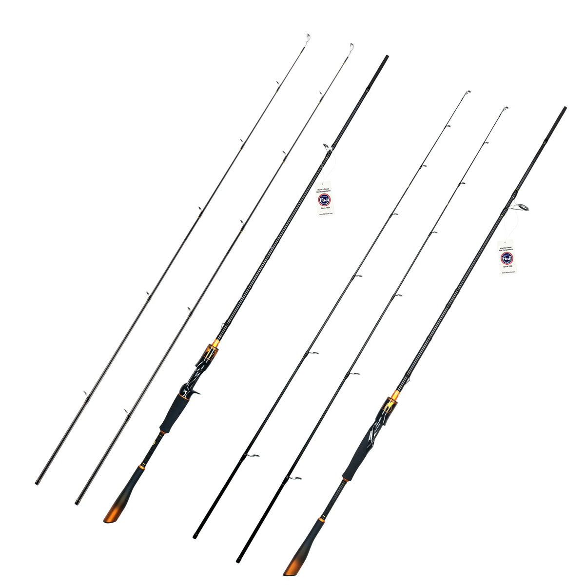 BIUTIFU Fast Action Carbon Lure Fishing Rod Spinning Surf Rod
