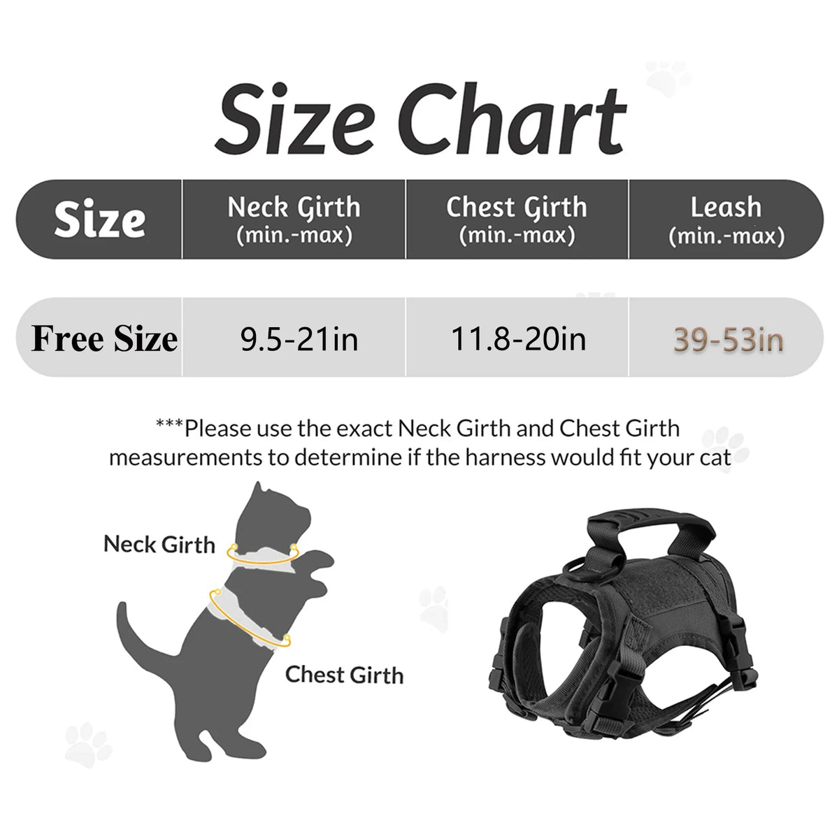 Petavel Tactical Puppy Harness Leash Set Adjustable Nylon Vest