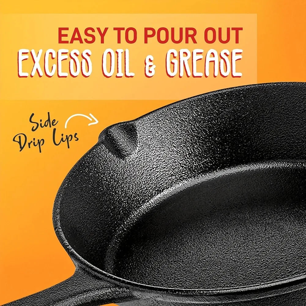 Heavy Duty Stainless Steel Frying Pans For Stove And Oven