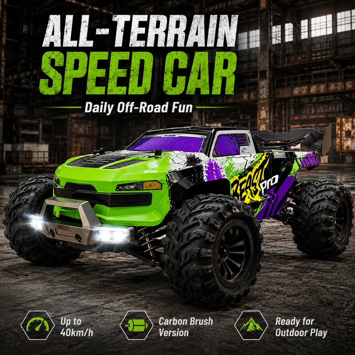 ZNLYRION Remote Control Buggy Four Wheel Drive Off Road