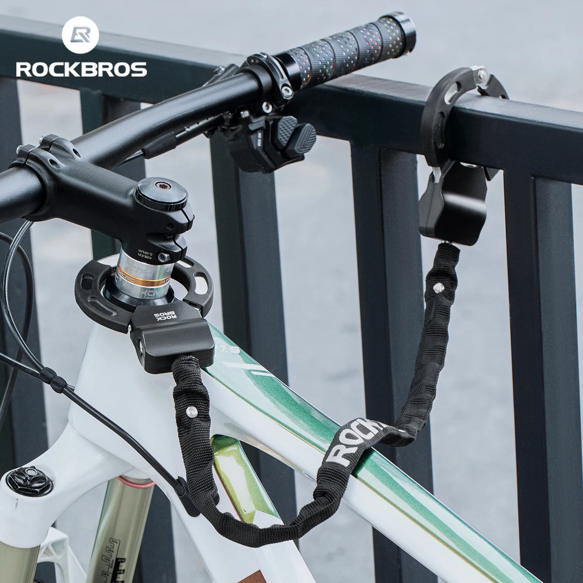 Rockbros Anti Theft Chain Lock For Bicycles And Scooters