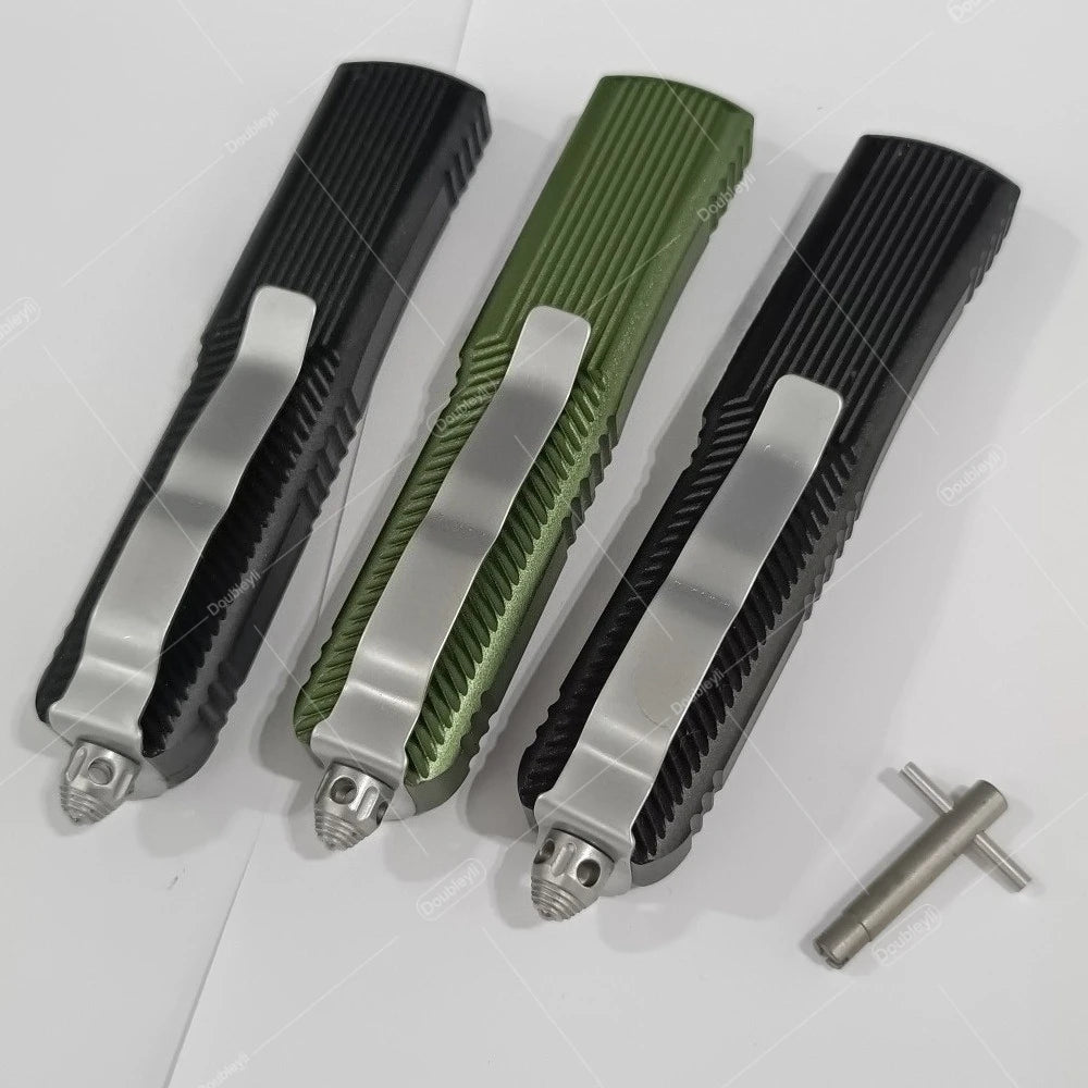 DIY D2 Steel Lightweight Pocket Knife With Aluminum Handle