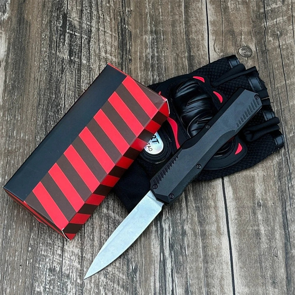 DIY D2 Steel Outdoor Knife With T6 Aluminum Handle