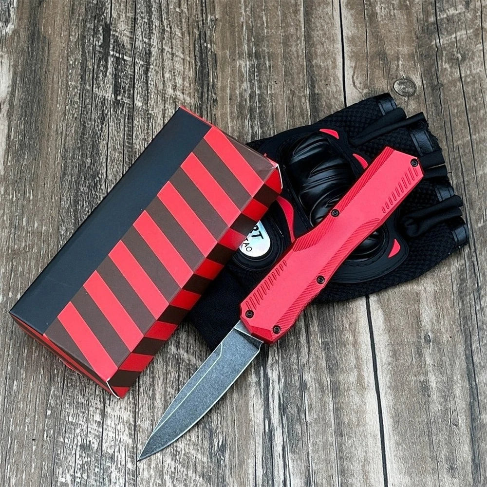 DIY D2 Steel Outdoor Knife With T6 Aluminum Handle