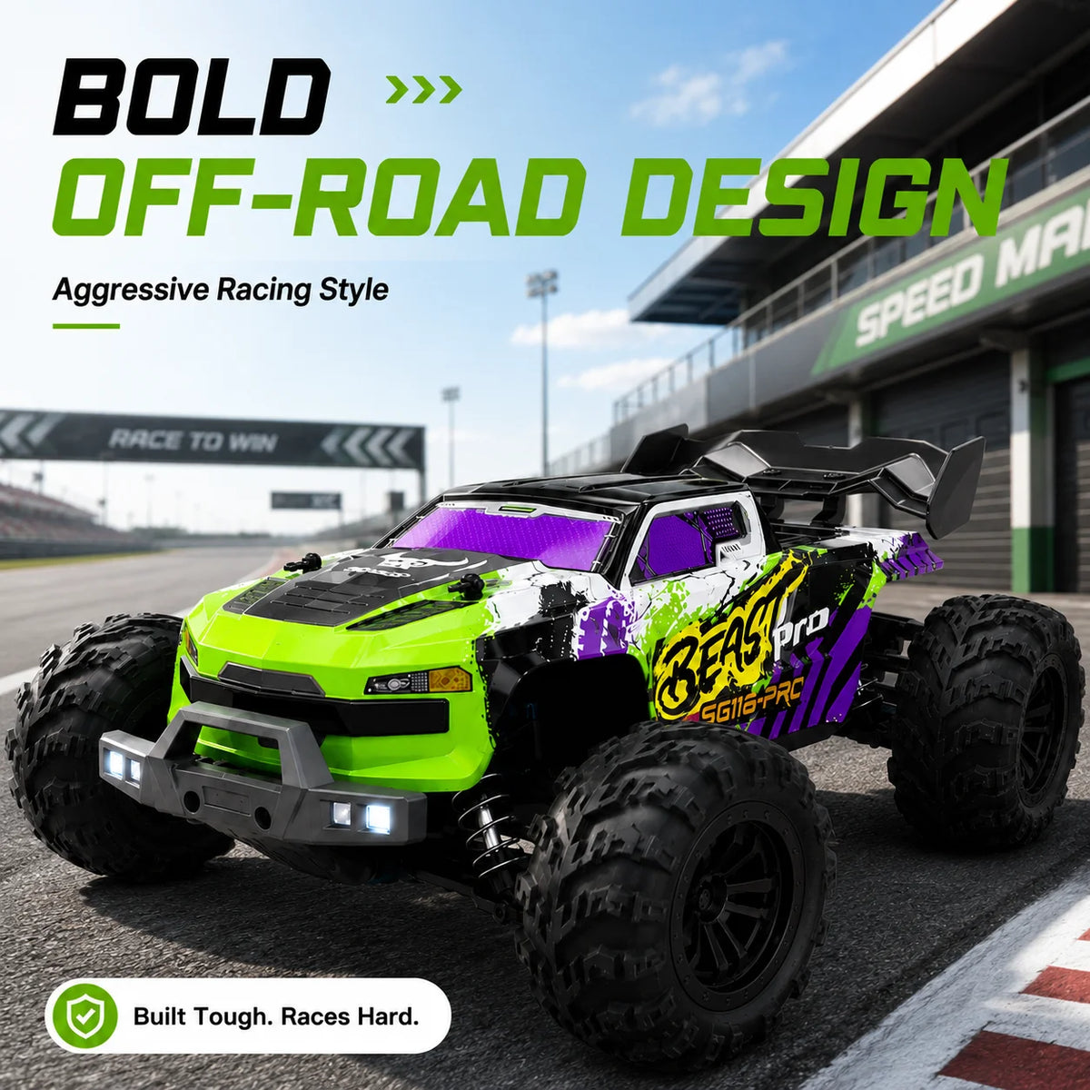 ZNLYRION Remote Control Buggy Four Wheel Drive Off Road
