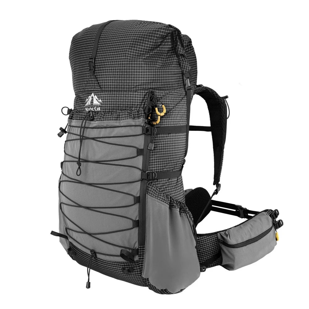 Night Cat Lightweight Internal Frame Hiking Backpack With Cover