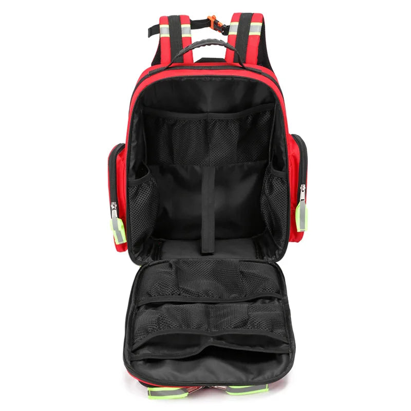 Outdoor Medical First Aid Backpack For Camping Survival And Rescue