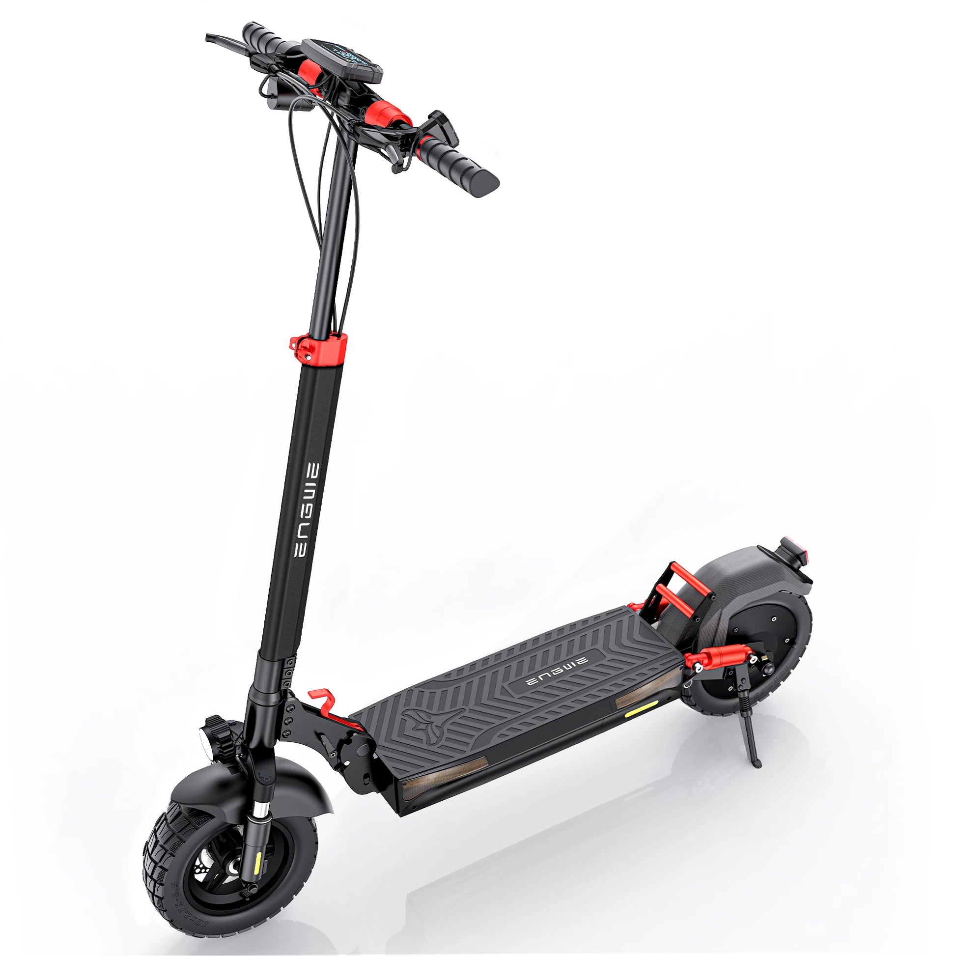 ENGWE 830W Peak Electric Folding Scooter, 48V 18.2AH, 43.5 Miles Range, 28mph, 10*4.0 Tires, Full Suspension, City & Rough Road