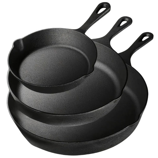 Heavy Duty Stainless Steel Frying Pans For Stove And Oven