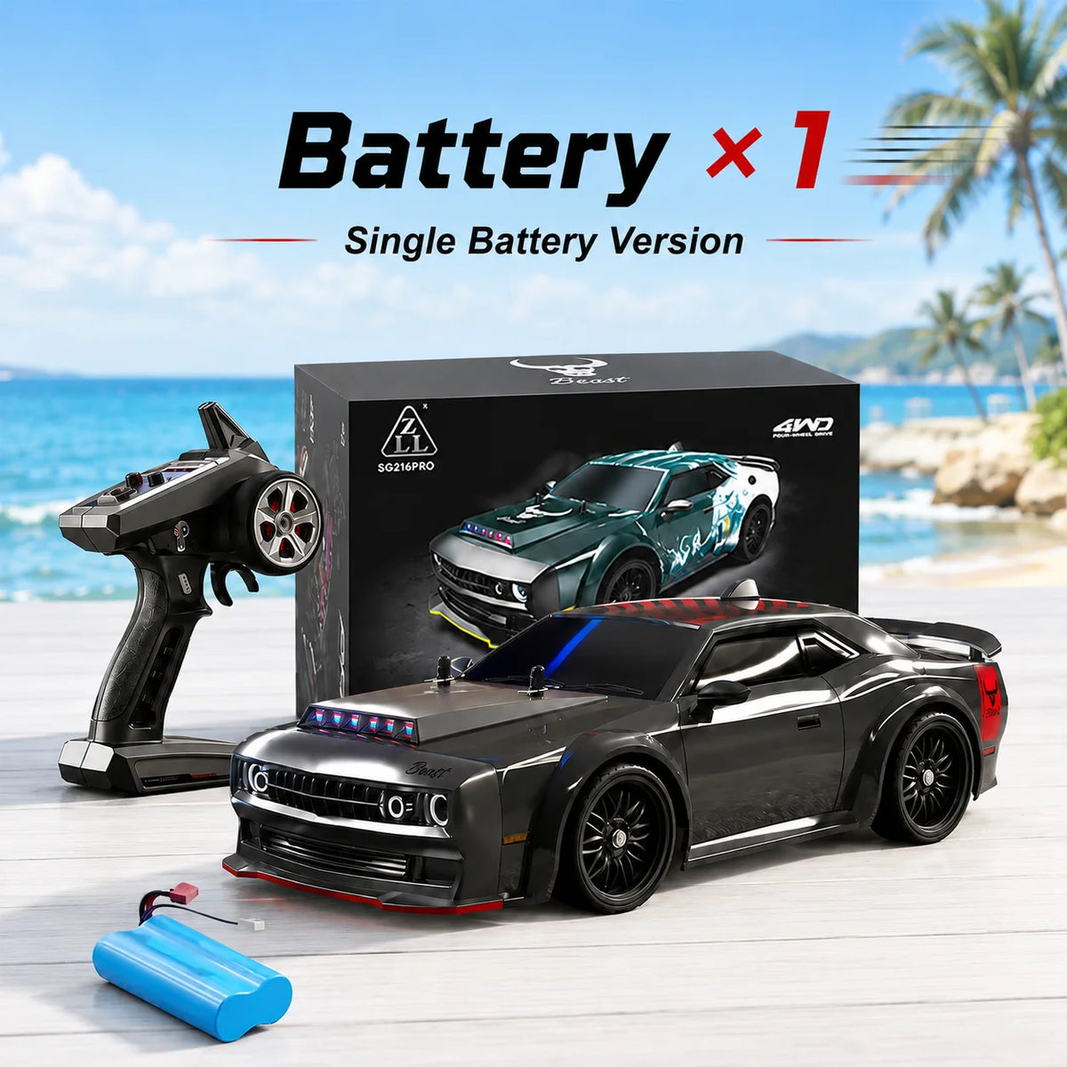 ZNLYRION SG216MAX Brushless 4WD RC Drift Racing Car