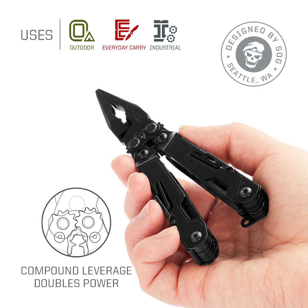 SOG PowerPint 18 In 1 Stainless Steel Pocket Multitool
