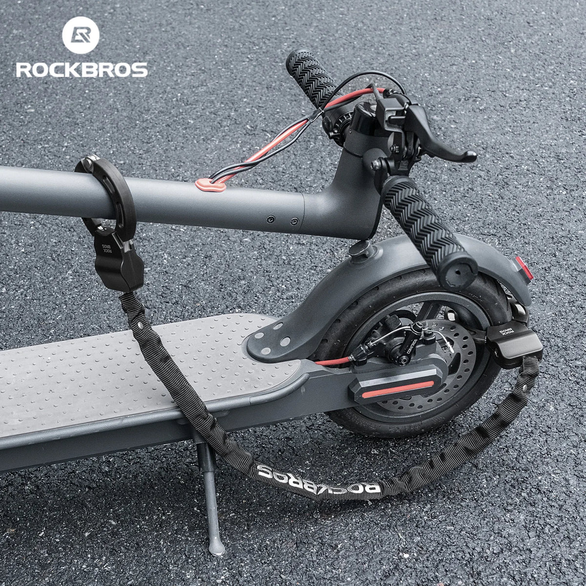 Rockbros Anti Theft Chain Lock For Bicycles And Scooters