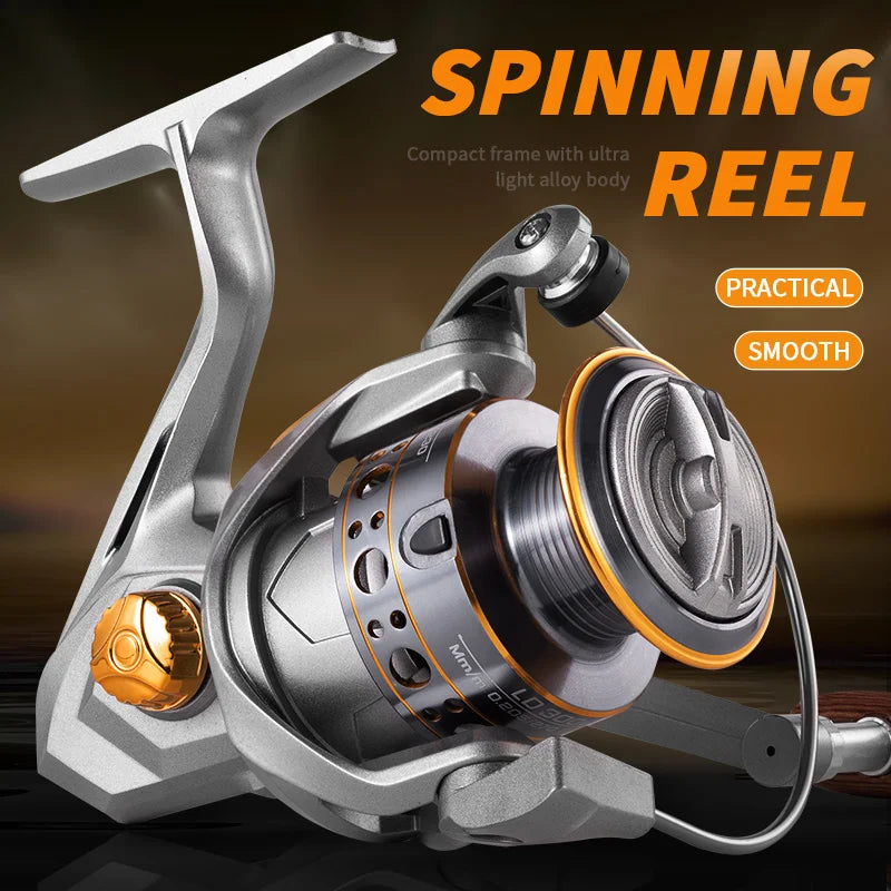 Rooblinos Lightweight Ambidextrous Spinning Fishing Reel For Trout Bass